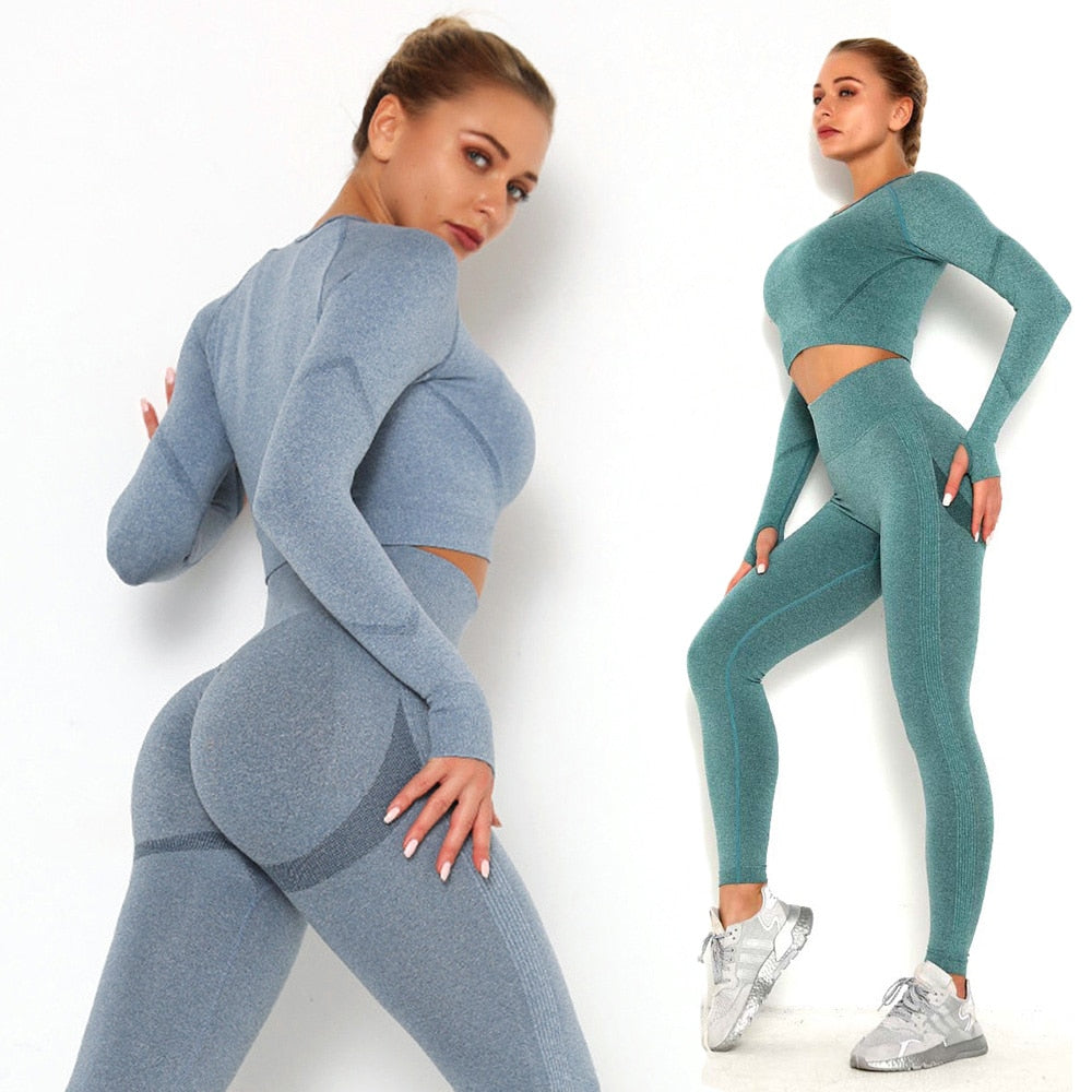 Activewear Set Girls Fitness Suit Workout Clothes Athletic Wear